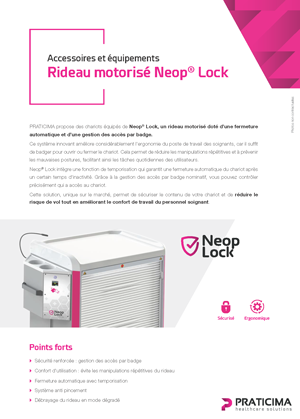 Fiche produit du rideau motorisé Neop Lock